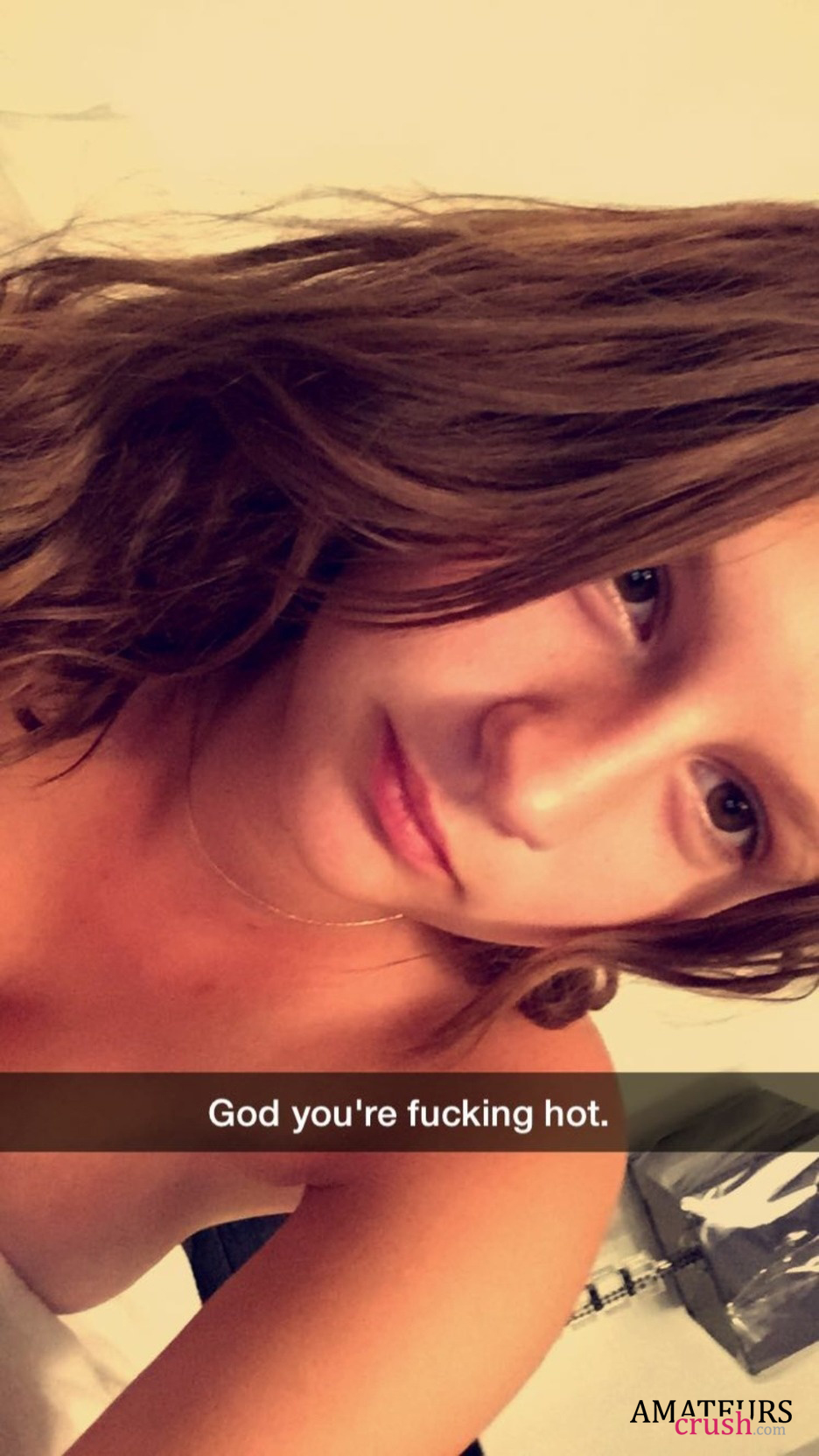 Beautiful snapchat teen gets hard