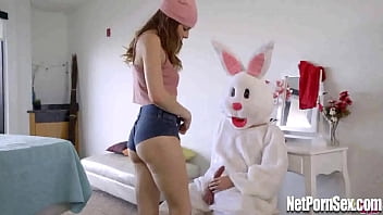 Easter special bunny girl surprise