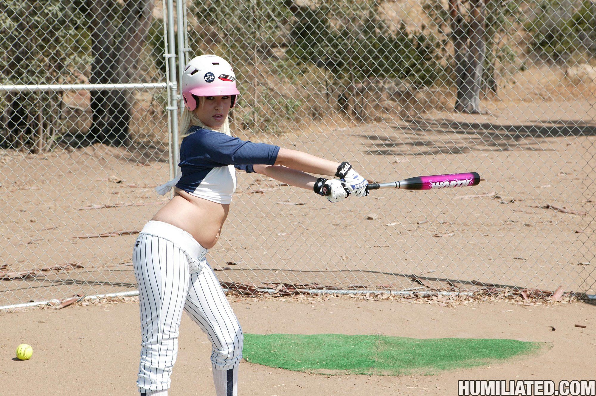 Teen gets behind baseball field