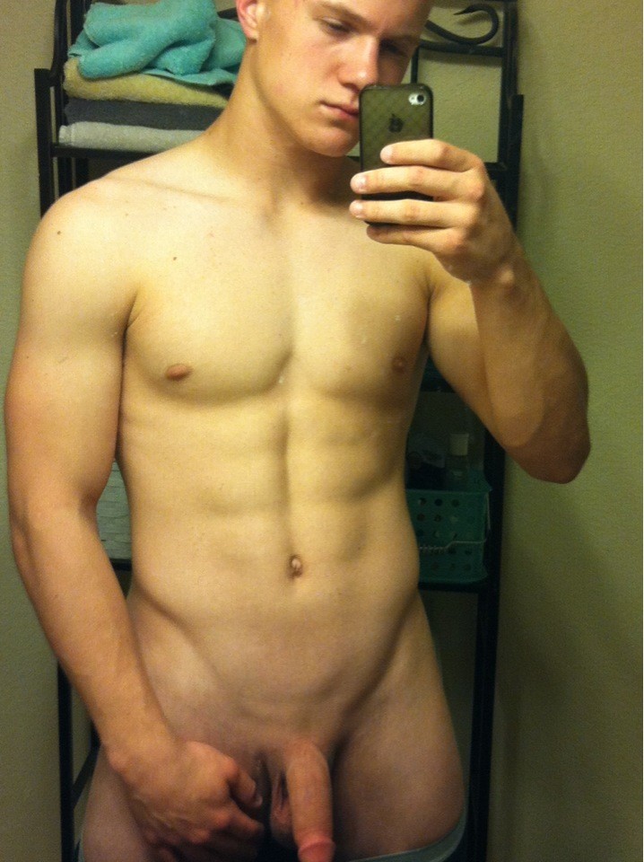 Naked muscle guy