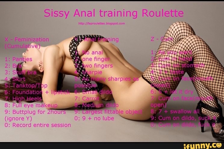 Sissy trainer anal