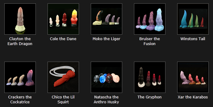 The B. reccomend bad dragon lil squirt