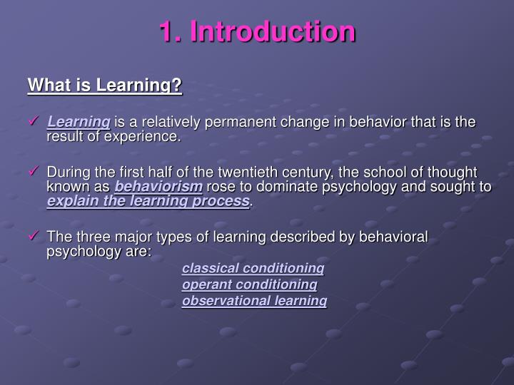 Benz reccomend domination of behaviorism psychologhy