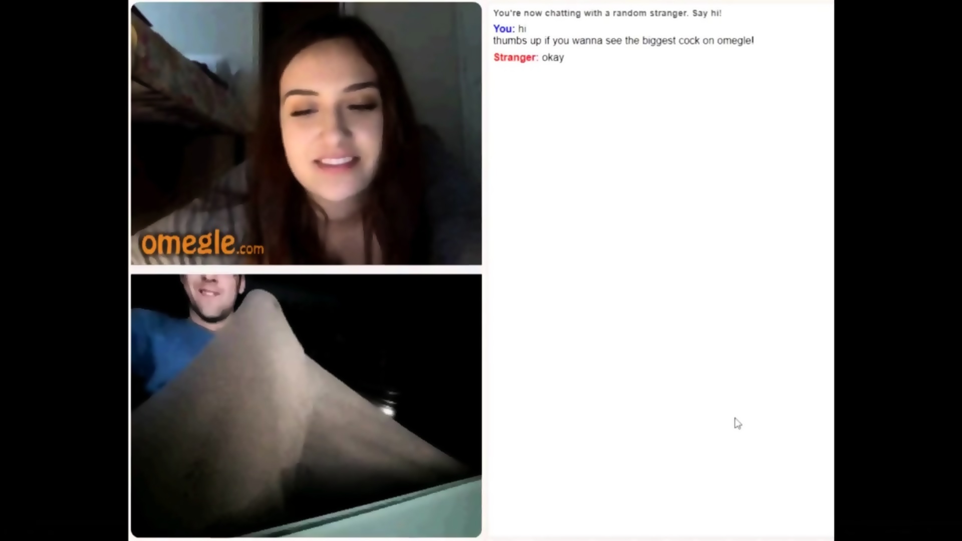 best of Girl flashes omegle skinny whtite