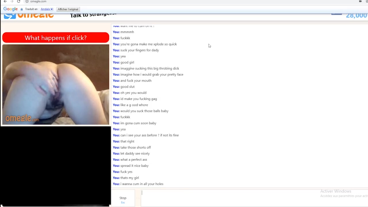Omegle squirt sound