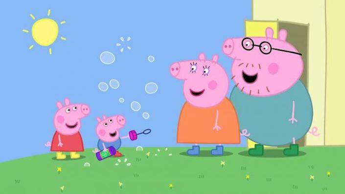 peppa pig and steve have a sex with each other together.