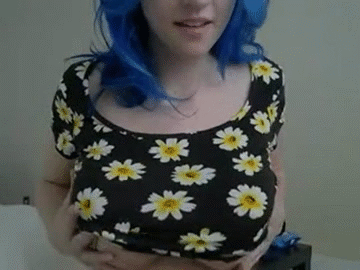 Aphrodite reccomend blue hair girl show tits