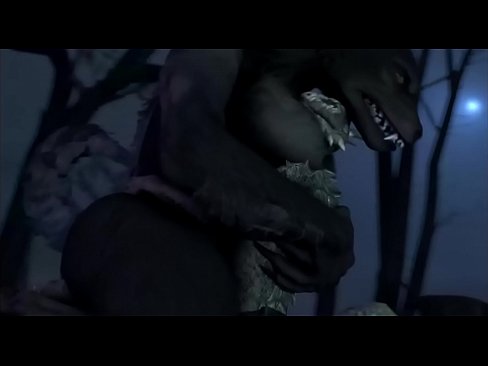 Werewolf fucks argonian