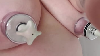 Nipple suction orgasm