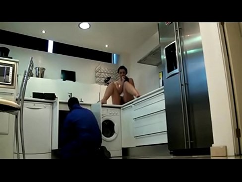 Offsides reccomend hiddencam kitchen fucking with plumber