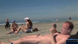 best of Beach on penis girls milf blowjob