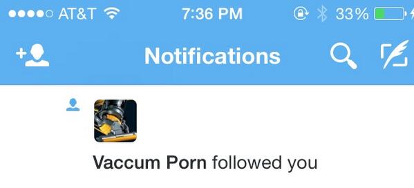 Play with vacuum cleaner twitter